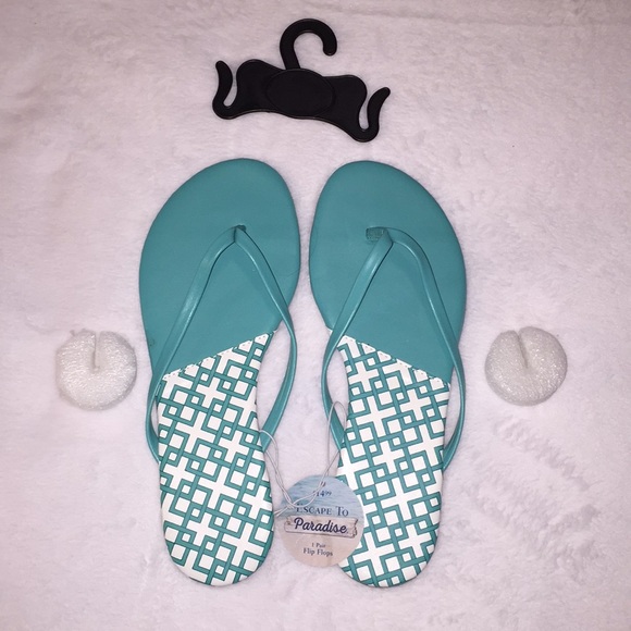 Escape to Paradise Flip Flops - Picture 2 of 3
